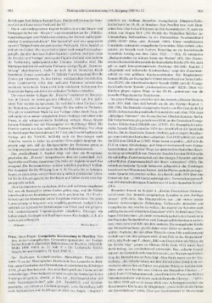 905-907 [Rezension] Prien, Hans-Jürgen, Evangelische Kirchwerdung in Brasilien