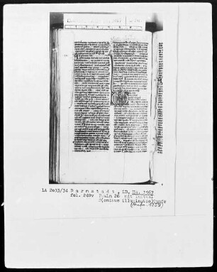 Biblia sacra mit Missale — Initiale D (ominus illuminatio) mit Salbung Davids, Folio 248verso