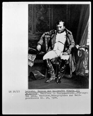 Napoleon 1. in Fontainebleau am 31. März 1814