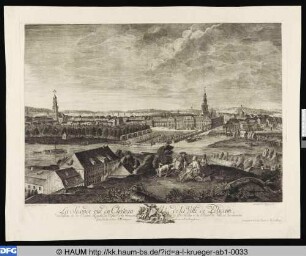 La Seconde vue du Chateau de la Ville de Potsdam