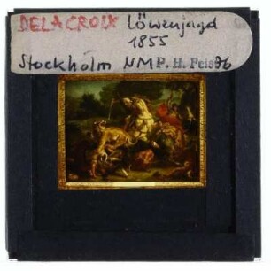 Delacroix, Löwenjagd