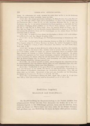Zwölftes Capitel. Rückblick und Schlußwort.