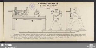 Schraubenschneid-Maschine von 1/2" bis 1 1/2" engl. Durchmesser : 1/0 n. Gr.