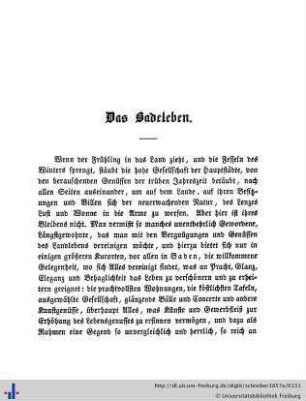 Das Badeleben.