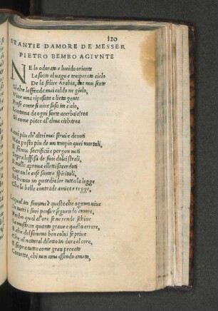 Stantie d'amore de Messer Pietro Bembo Agiunte