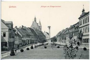 Geithain. Anlagen am Kriegerdenkmal