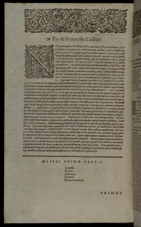 Pio & benevolo Lectori.
