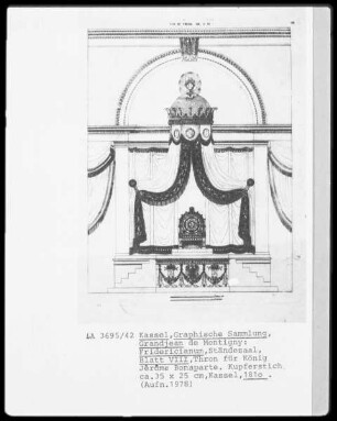 Kassel & Fridericianum & Ständesaal & Thron für König Jérôme Bonaparte