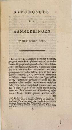 Byvoegsels En Aanmerkingen Voor Het ... Deel Der Vaderlandsche Historie Van Jan Wagenaar, 3