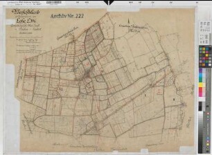 Lohe (Lippstadt), Böckum (Erwitte), Umlegung Lohe, Übersichtskarte