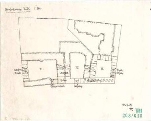 Fischer, Theodor; München, Lindwurmstr.; Garage, Tankstelle und Fahrschule Eibl - Lageplan