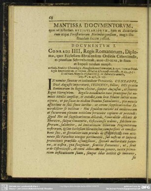 Mantissa Documentorum, quae ad historiam Butigulariorum, item et Zeidelariorum atque Forestariorum Norimbergensium, magis illustrandam facere possint