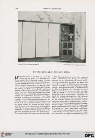 Wohnraum als Bühnenbild