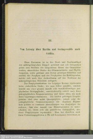 III. Von Leisnig über Hartha und Geringswalde nach Colditz