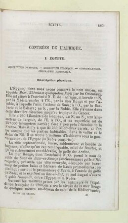 Contrées de l'Afrique