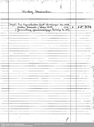 Weinberg, Maximilian