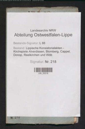 Reverse der Pastoren