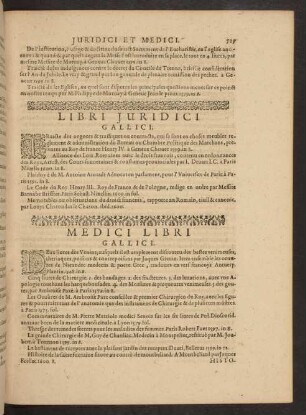 Medici Libri Gallici.