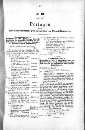No. 13. (103-121.), 25. April 1900