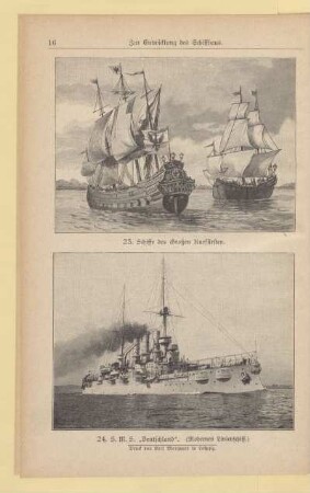 24. S. M. S. "Deutschland". (Modernes Linienschiff.)