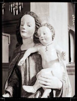 Kloster, Unterkirche; Madonna nach der Restaurierung 1952