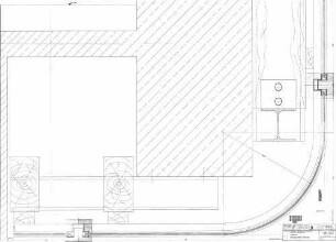 Stuttgart-Zuffenhausen: Detailpnkt Bahnsteigmittelteil Unterkante Bahnsteig