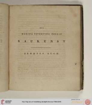 Zehntes Buch