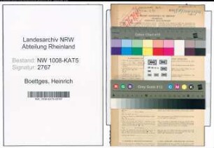 Entnazifizierung Heinrich Boettges , geb. 13.12.1903 (Buchhalter)