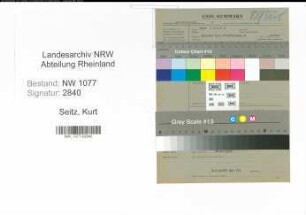 Entnazifizierung Kurt Seitz , geb. 00.00.0000 (Polizist)