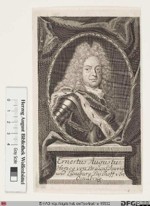 Bildnis Ernst August II. (Herzog von York and Albany), 1716-28 Fürstbischof von Osnabrück