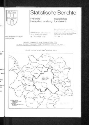 Bevölkerungsstand und -entwicklung 1974 in der Region Hamburg/Umland - Gebietsstand 31.12.1974 : Lfd. Nr. 8