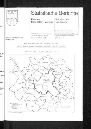 Bevölkerungsstand und -entwicklung 1974 in der Region Hamburg/Umland - Gebietsstand 31.12.1974 : Lfd. Nr. 8