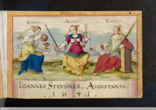 Stammbuch Johann Steudner - Cod.hist.oct.83