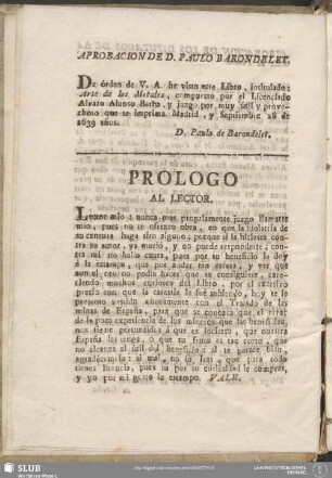 Prologo Al Lector