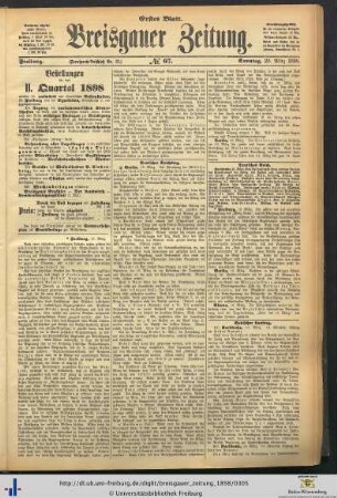 20.03.1898 (Erstes Blatt)