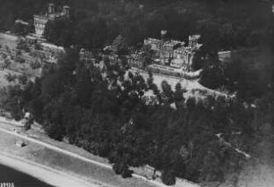 Lingnerschloss und Schloss Eckberg in Dresden-Loschwitz : Blickrichtung Nordwesten