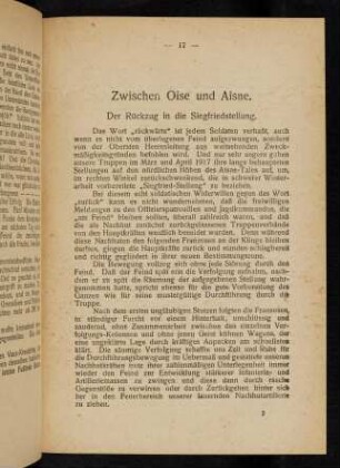 17-25, Zwischen Oise und Aisne