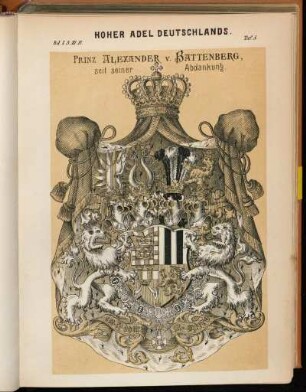 Taf. 5. Prinz Alexander v. Battenberg, seit seiner Abdankung.