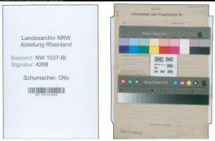 Entnazifizierung Otto Schumacher , geb. 00.00.0000 (Ingenieur)