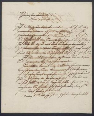Johann Georg Büsch, Brief