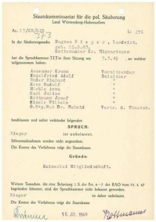 Bieger, Magnus