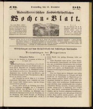 No 38. Donnerstag den 18. December 1845