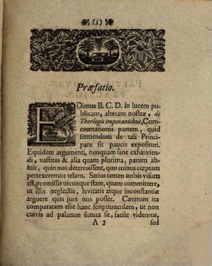 Dissertatio ... De Sacerdotio Cvm Regimini Civili Conivncto Sive De Theologis Imperantibvs, 2. Dissertatio II.
