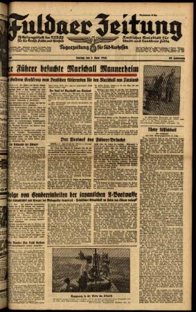 Ausgabe vom Freitag, den 05. Juni 1942.