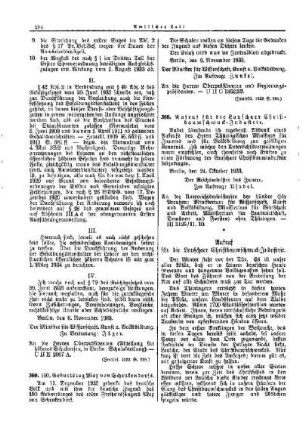 150. Geburtstag Max von Schenkendorfs : [Amtlicher Teil]