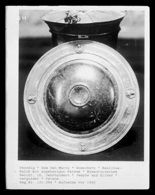 Basilius-Kelch: Patene