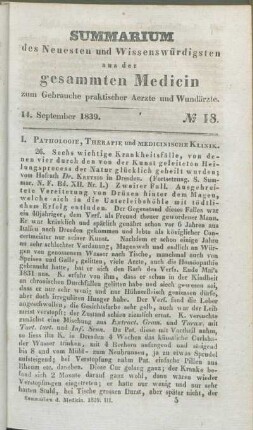 14. September 1839. No. 18.