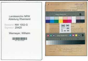 Entnazifizierung Wilhelm Wermeyer, geb. 18.09.1895 (Buchhalter)