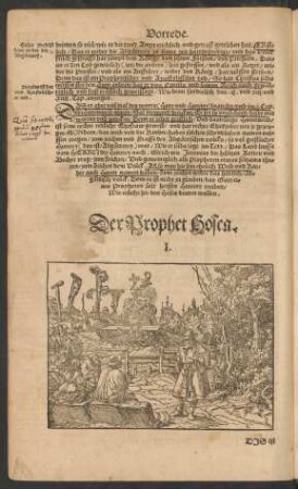 Der Prophet Hosea.