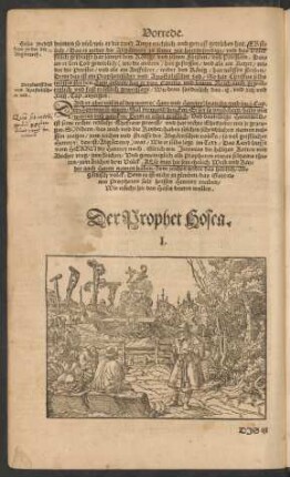 Der Prophet Hosea.